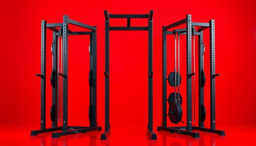 Contemporary power racks against a red background, Best Power Racks of 2025