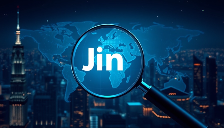Futuristic illustration symbolizing LinkedIn AI powered job search.