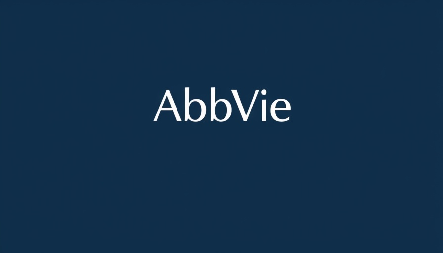 AbbVie logo on dark blue background for Atogepant Migraine Prevention.
