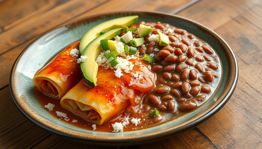 Tlahco San Antonio restaurant review: Enchiladas with avocado and beans.