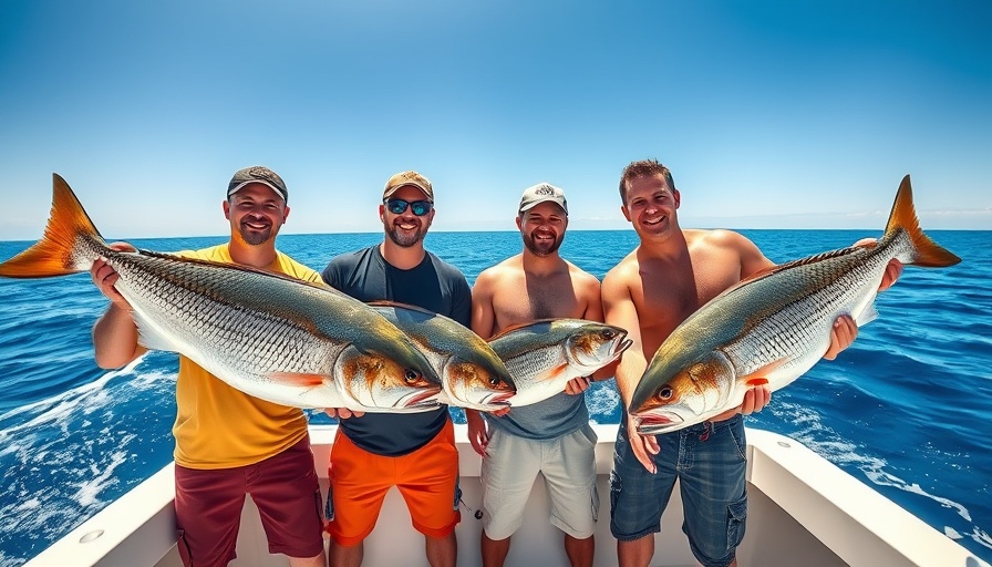 Joyful group on a boat during Block Island Inshore Fishing Tournament 2025, holding fish.