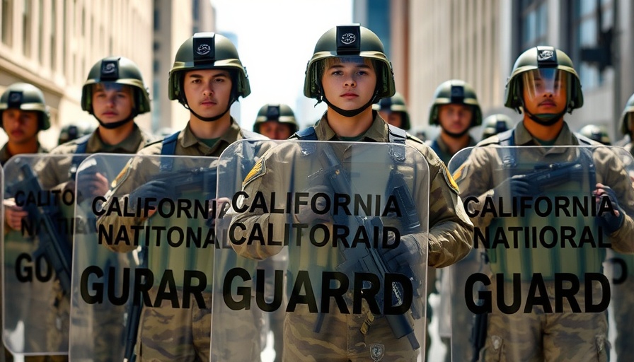 Troops supporting federal missions in Los Angeles, California National Guard.