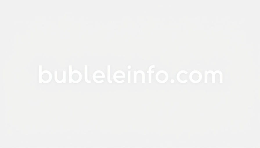 Simple logo of bubbleinfo.com in white text