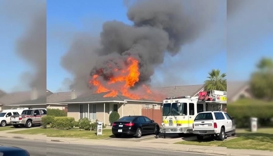 6 displaced after fire damages homes in Brentwood