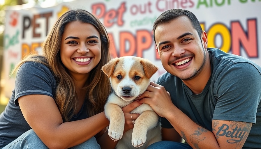 Pet Health Express San Diego County event with happy people and a puppy.