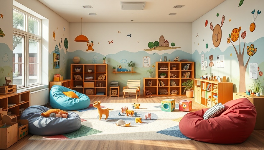 Cozy childcare room with decor and toys, San Diego child care providers tariffs.