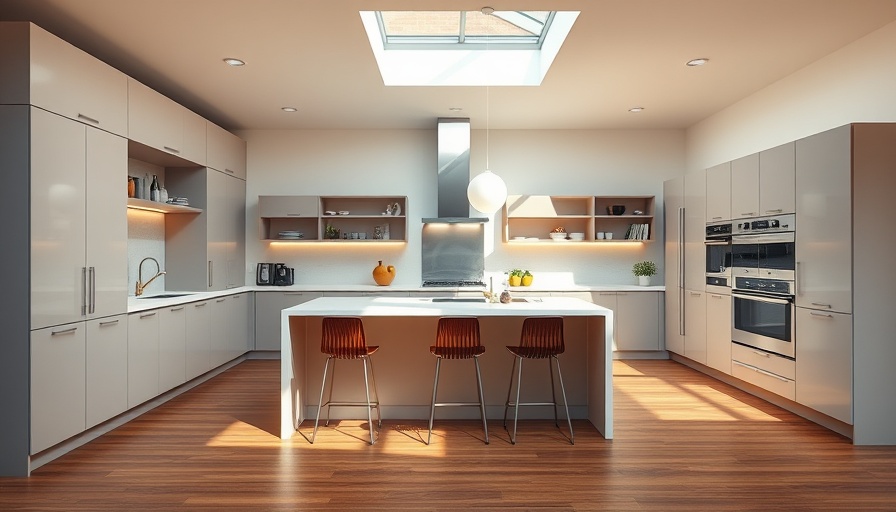 Modern kitchen design with island and skylight highlighting 2025 remodel trends.