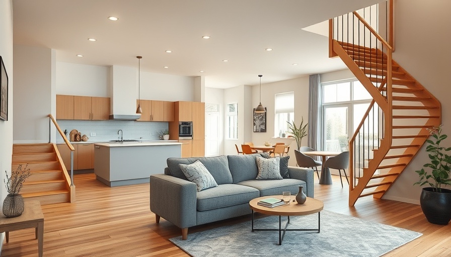 Modern home interior illustrating how design adapts for family growth.