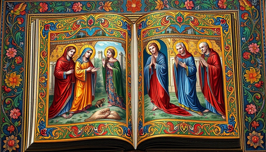 Exquisitely illuminated rare Italian manuscript pages with vibrant artwork.