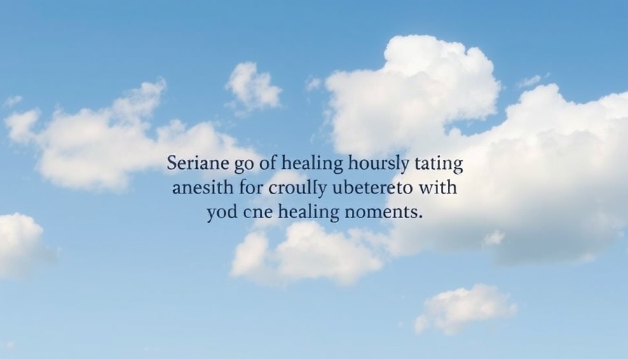 Motivational text on a cloud background about nourishment.