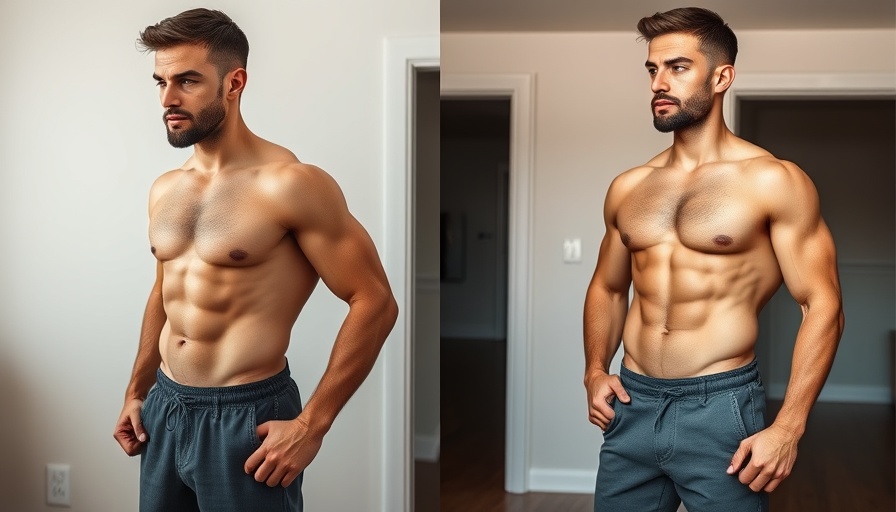 Nimishe fitness transformation journey depicting before and after images.