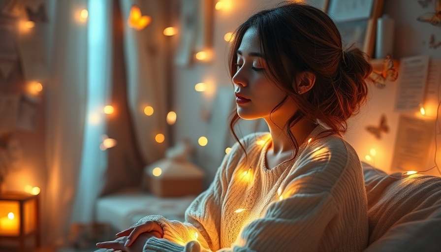 Serene woman embraces inner light, symbolizing self-worth and personal value.