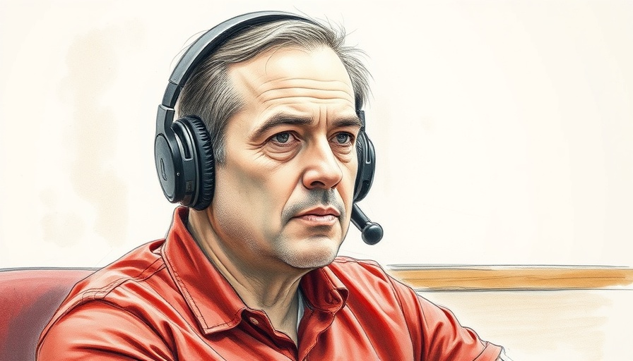 Courtroom sketch related to Kilmar Abrego Garcia smuggling charges.