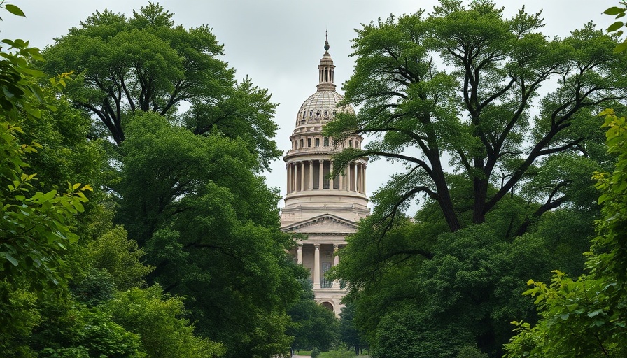 Texas State Capitol framed by trees, symbolizing Texas redistricting.