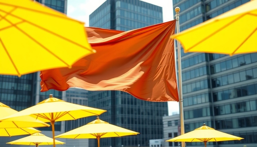 San Diego local news: flag with logo and cityscape background.
