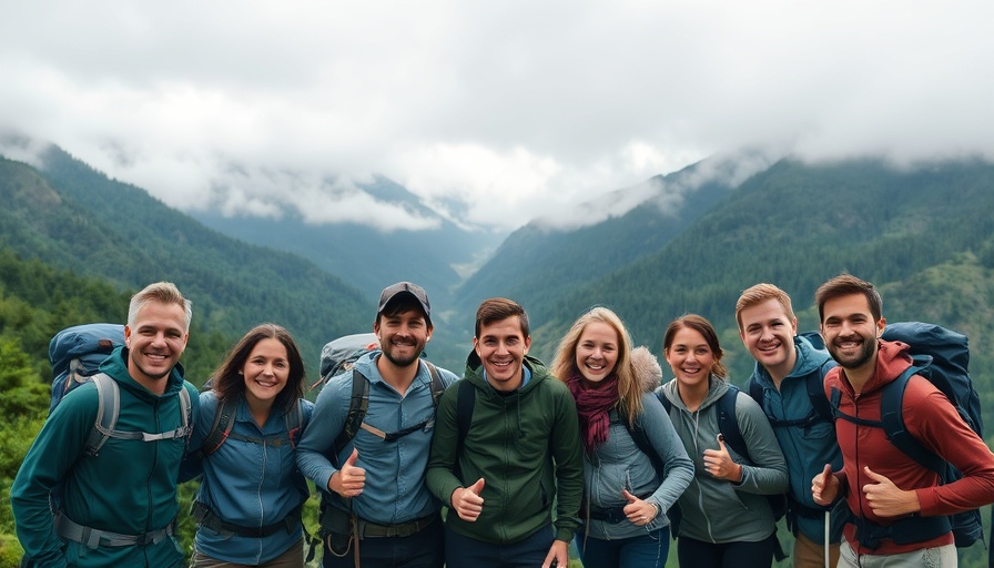 Group of hikers sharing Tour du Mont Blanc hiking tips with stunning mountain backdrop.