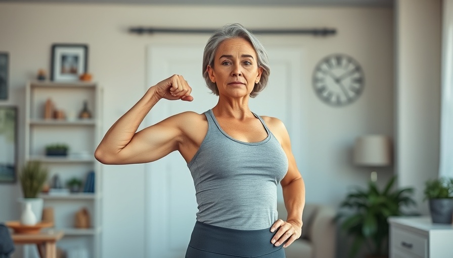 Middle-aged woman's fitness transformation journey split image