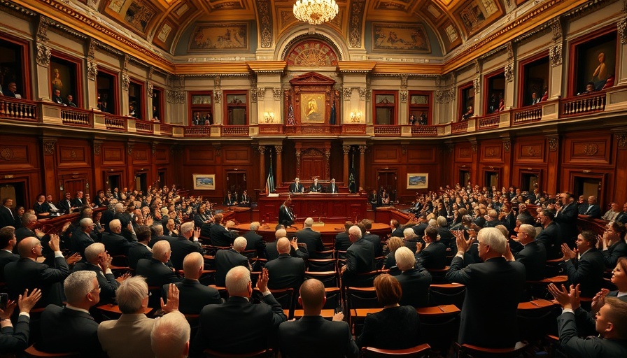 San Diego news: Legislative chamber session with attendees clapping.