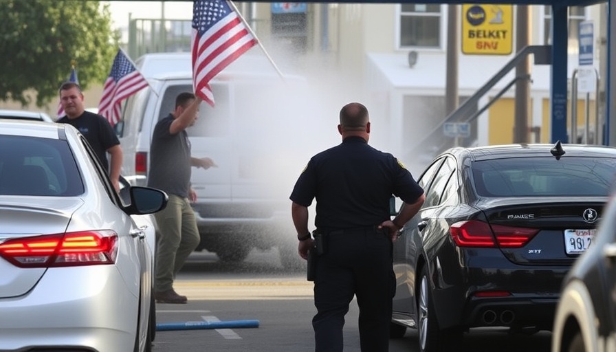 Federal agents strike West Hollywood car wash for Fourth of July operation