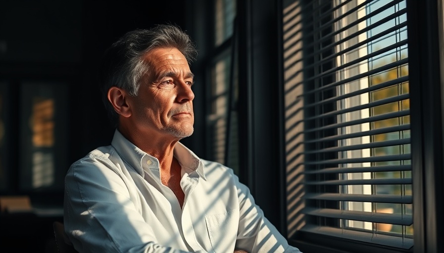 Contemplative man in a room by window, related to Chula Vista film studio tax credits.