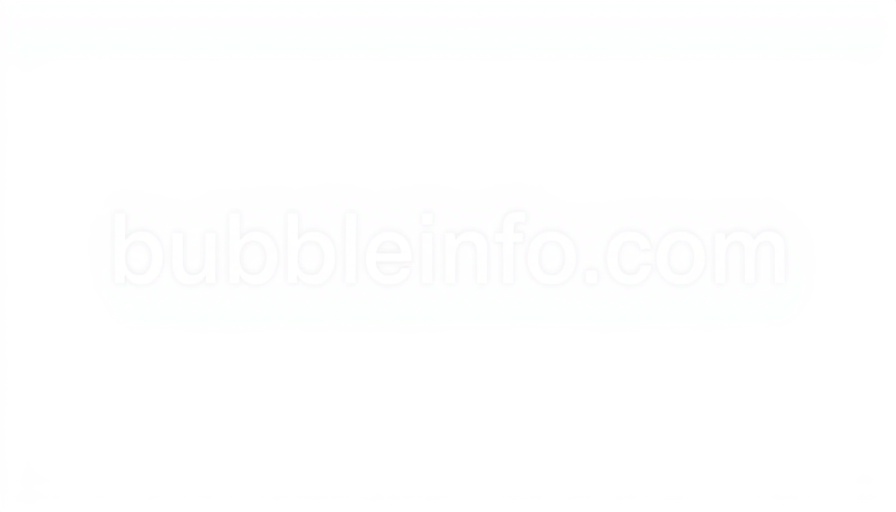 Modern logo design for bubbleinfo.com