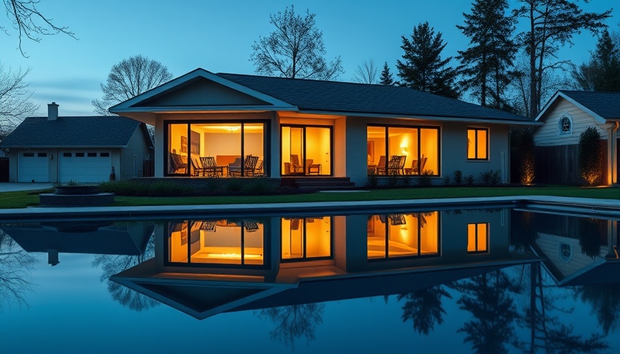 Modern one-story home in San Diego housing market.