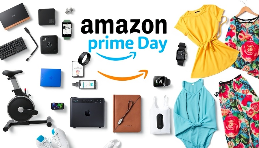 Amazon Prime Day deals collage showcasing top products.