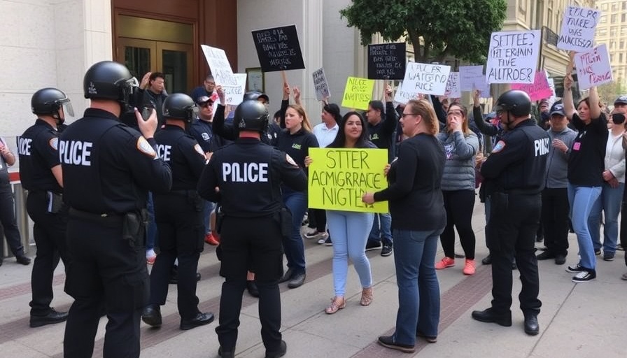 Protesters clash with ICE agents outside San Francisco immigration court