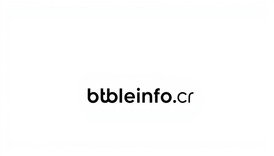 Bubbleinfo.com logo in monochrome