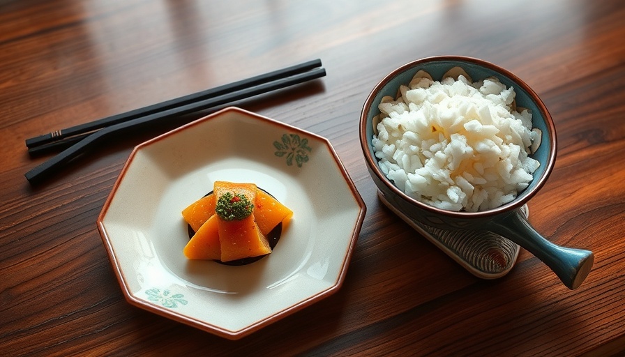 Japanese meal with tsukudani and rice, recipe for tsukudani