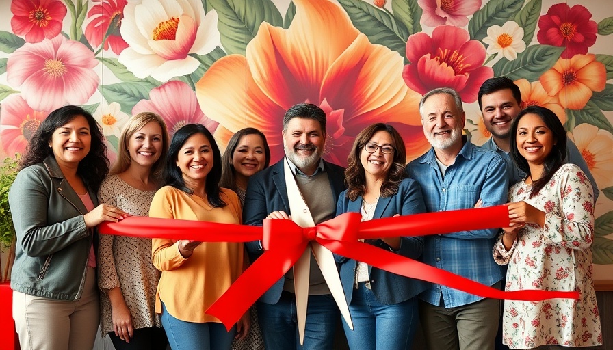 Celebration of CAbi relocation to Long Beach with ribbon cutting.