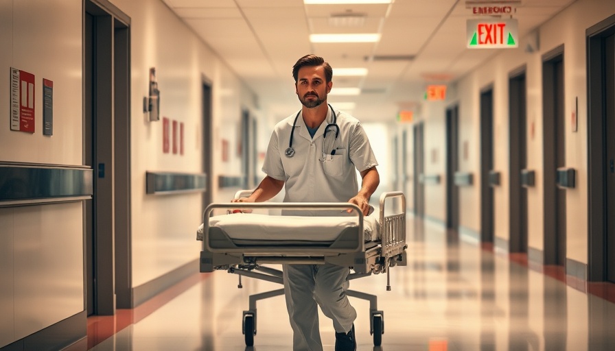 Hospital scene illustrating health care challenges in California, related to Trump's federal budget impact.