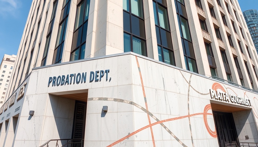 California probation officer department building exterior
