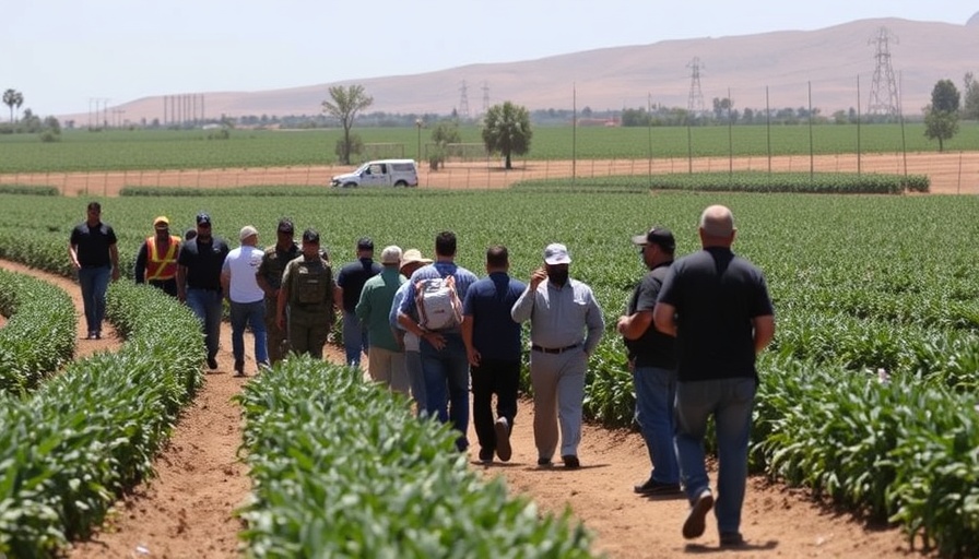 About 200 arrested in immigration enforcement operations at California farms, DHS says