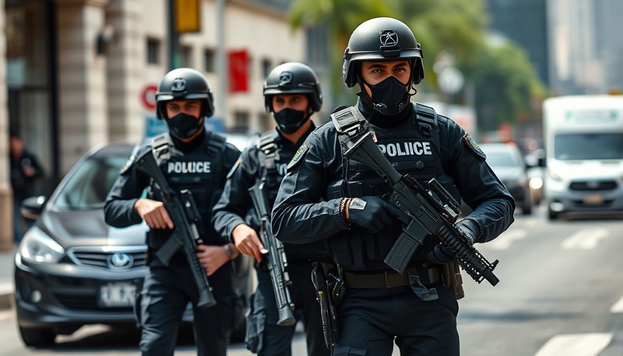 Immigration patrols ruling Southern California: tactical officers on city patrol.