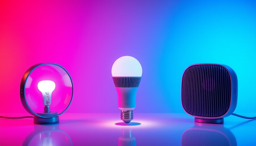 Smart home technology setup with lighting and control app.