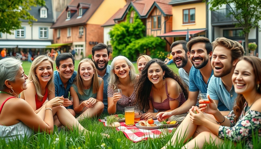 People enjoying a picnic at Summer Arts Fest San Diego.