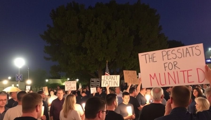 Vigil held for CSU professor arrested during immigration protest in Camarillo