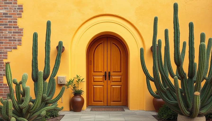 Charming arched door with cactus in Dallas; Family Vacation in Dallas Texas.