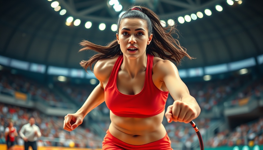 Athlete jumping rope at 2025 CrossFit Games Event 2.