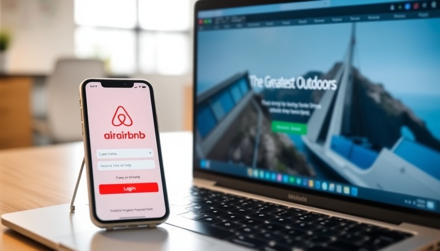 Airbnb website and app interface highlighting login and slogan.