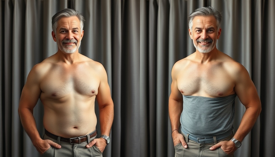 Body transformation progress of a man, before and after, Fresno coaching.