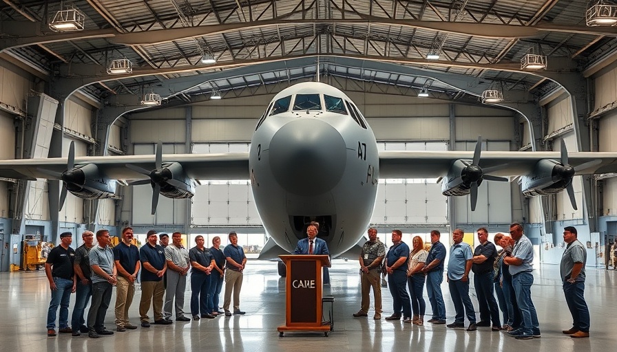 Cal Fire upgrade Ramona base with C-130H firefighting air tankers event.