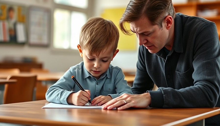 Child writing lesson highlighting Head Start restrictions for immigrants