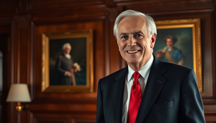 Teacher challenges Ken Calvert: Smiling man in formal setting.