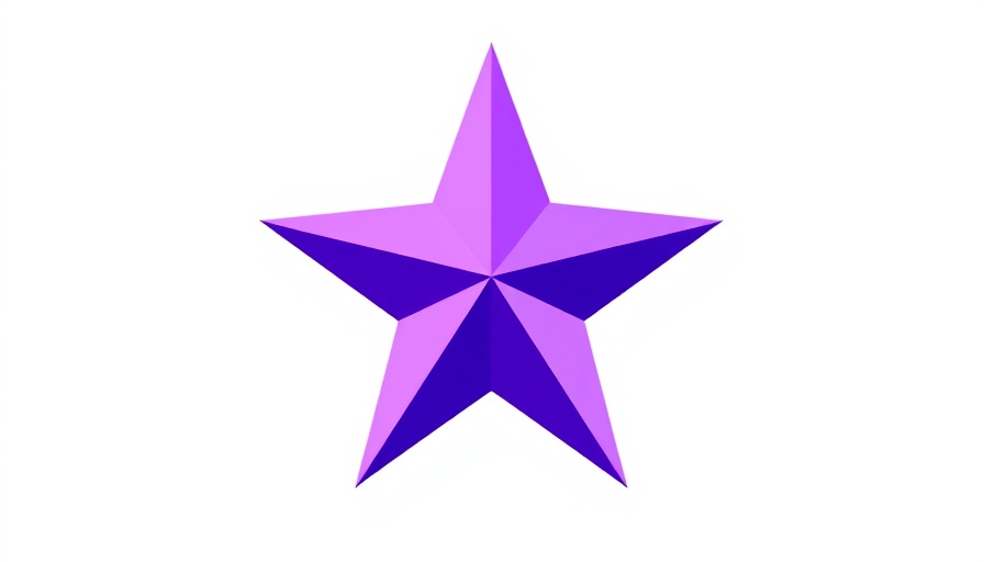 Collegiate Purple Star Designation symbol on white background.