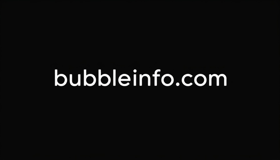 bubbleinfo.com logo on black background