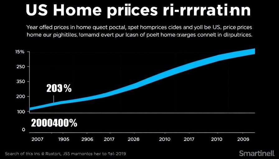Infographic on dropping home prices with color-coded analysis.