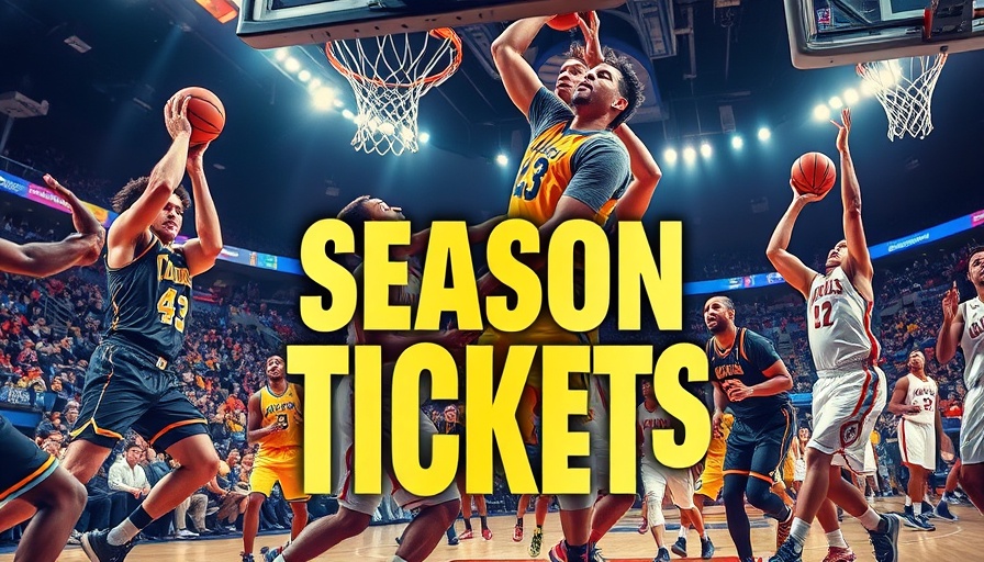 Triton Basketball players promoting season tickets.