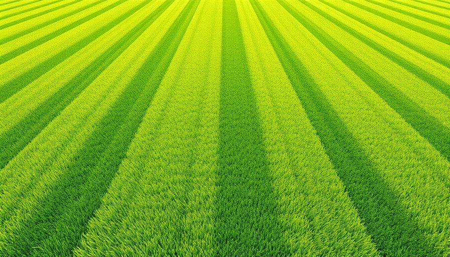 Manicured lawn with stripes pattern - order turf online in Sydney